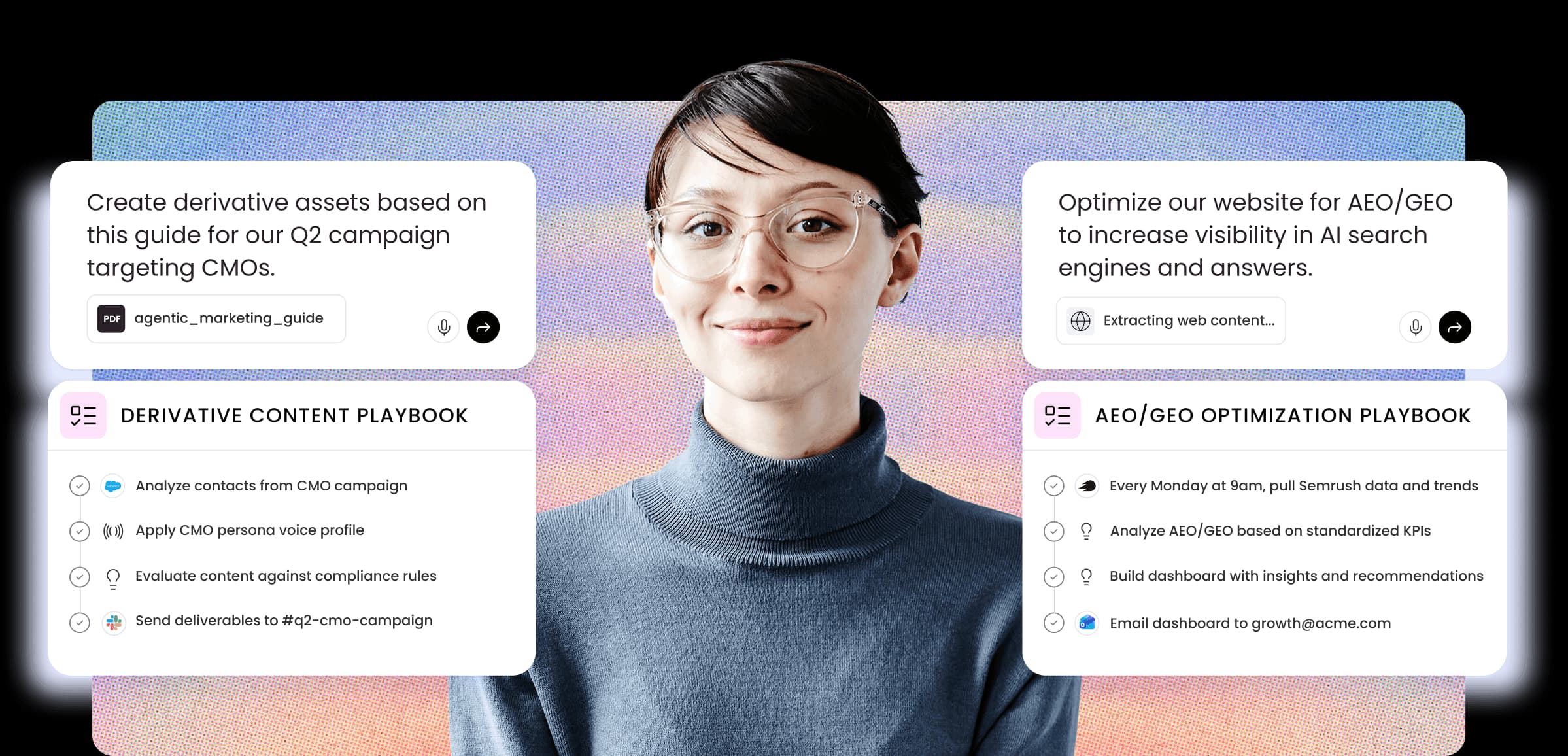 WRITER agents for marketers